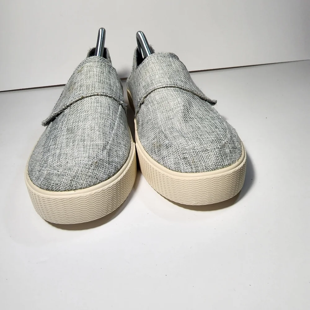 Toms DRIZZLE GREY METALLIC WOVEN ALTAIR Size W12